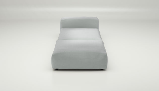 vetsak | Sofa Set 07 - Sun Lounger - Pique - Light Grey | Modular Sofa | 2 Seater | Daybed | Chaiselounge