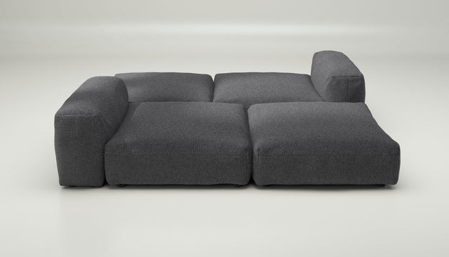 vetsak | Sofa Set 08 - Daybed - loop loop - anthracite | Sofa Modulable | 6 Places | Outdoor Island | Double méridienne