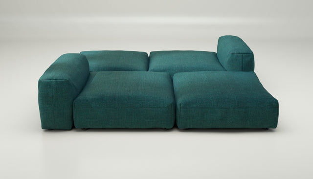 vetsak | Sofa Set 08 - Daybed - pique - cedar | Sofa Modulable | 6 Places | Outdoor Island | Double méridienne