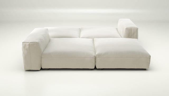 vetsak | Sofa Set 08 - Daybed - suave - pearl | Sofa Modulable | 6 Places | Outdoor Island | Double méridienne