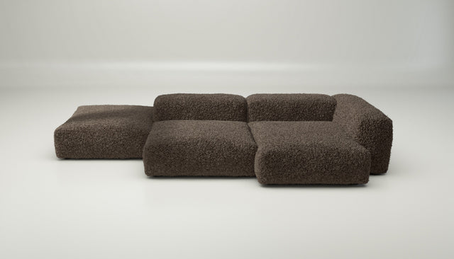 vetsak | Sofa Set 09 - The Island - doodle - cacao | Sofa Modulable | 7 Places | Sofa Island
