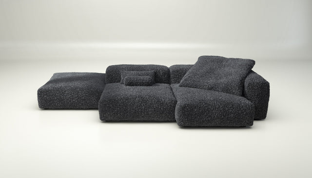 vetsak | Sofa Set 09 - The Island - doodle - dark grey | Sofa Modulable | 7 Places | Sofa Island