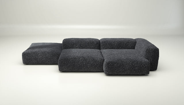 vetsak | Sofa Set 09 - The Island - doodle - dark grey | Sofa Modulable | 7 Places | Sofa Island