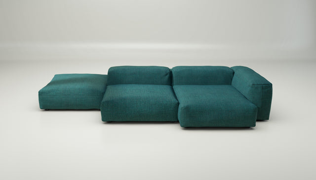 vetsak | Sofa Set 09 - The Island - pique - cedar | Sofa Modulable | 7 Places | Sofa Island