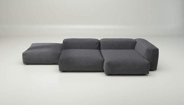 vetsak | Sofa Set 09 - The Island - loop loop - anthracite | Modular Sofa | 7 Seater | Sofa Island