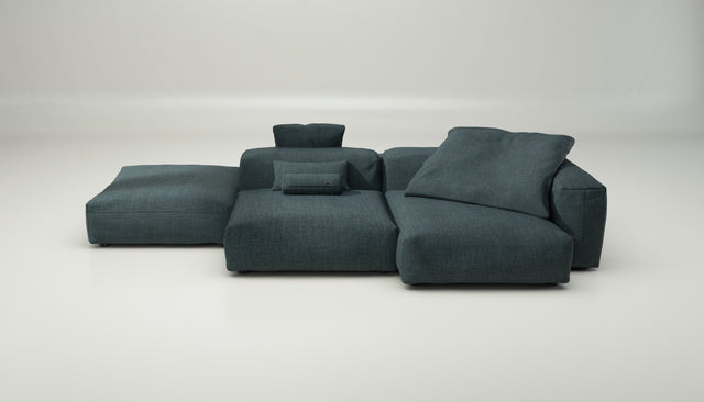 vetsak | Sofa Set 09 - The Island - pique - cedar | Modular Sofa | 7 Seater | Sofa Island