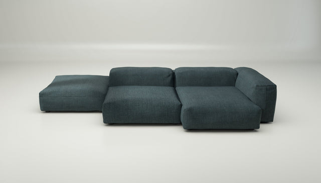 vetsak | Sofa Set 09 - The Island - pique - cedar | Modular Sofa | 7 Seater | Sofa Island