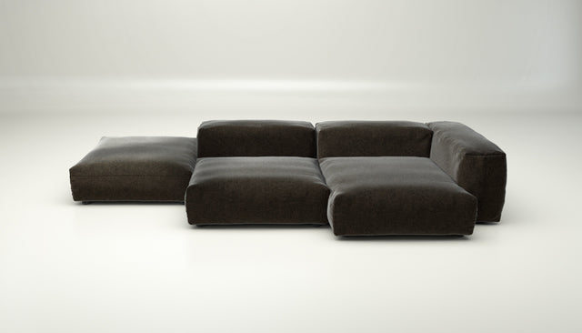 vetsak | Sofa Set 09 - The Island - suave - anthracite | Sofa Modulable | 7 Places | Sofa Island