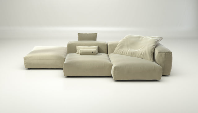 vetsak | Sofa Set 09 - The Island - suave - clay | Sofa Modulable | 7 Places | Sofa Island