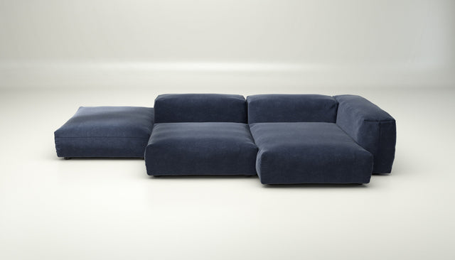 vetsak | Sofa Set 09 - The Island - suave - navy | Sofa Modulable | 7 Places | Sofa Island