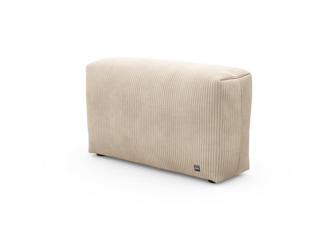 sofa side cover - cord velour - sand - 105cm x 31cm