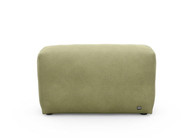 sofa side cover - linen - olive - 105cm x 31cm