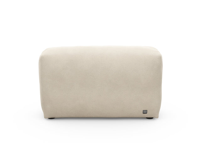 sofa side cover - linen - platinum - 105cm x 31cm