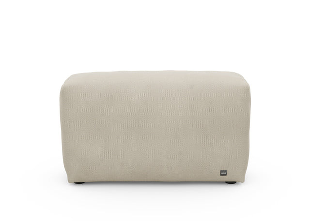 sofa side cover - pique - beige - 105cm x 31cm