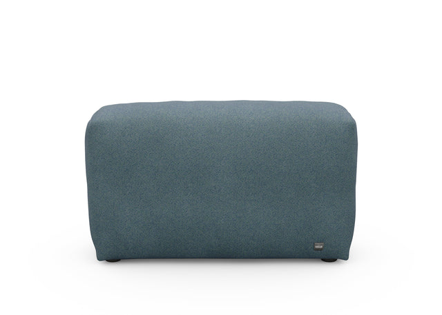 sofa side cover - pique - dark blue - 105cm x 31cm