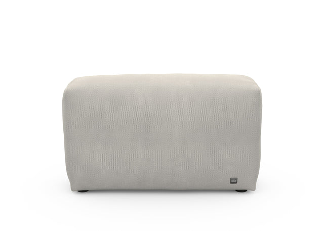 sofa side cover - pique - light grey - 105cm x 31cm