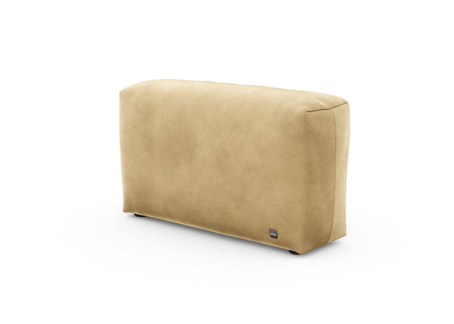 sofa side cover - velvet - caramel - 105cm x 31cm