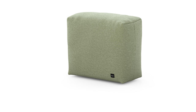 sofa side cover - linen - olive - 63cm x 31cm