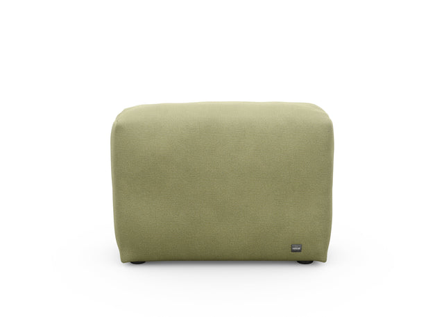 sofa side cover - linen - olive - 84cm x 31cm