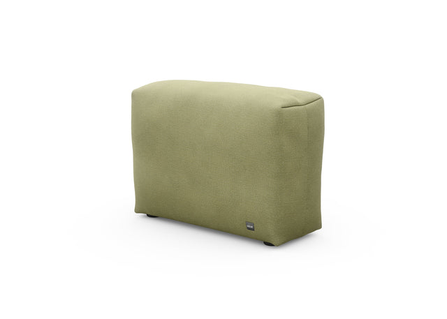 sofa side cover - linen - olive - 84cm x 31cm