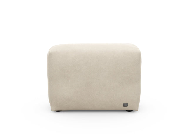 sofa side cover - linen - platinum - 84cm x 31cm