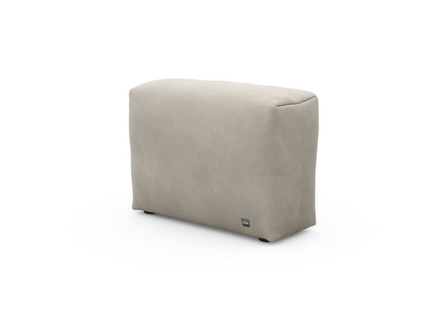 sofa side cover - linen - stone - 84cm x 31cm