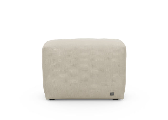 sofa side cover - pique - beige - 84cm x 31cm