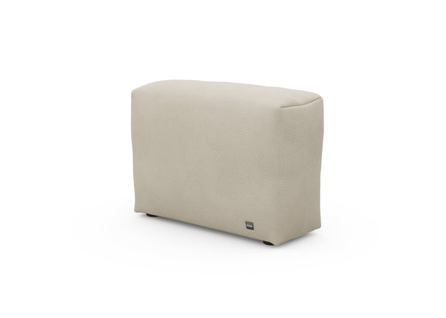 sofa side cover - pique - beige - 84cm x 31cm