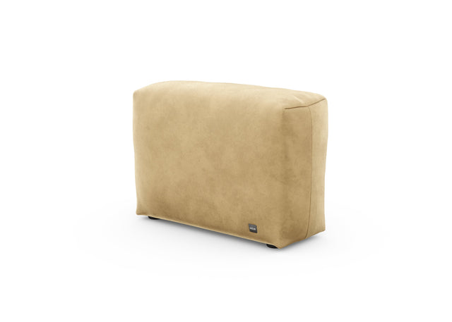 sofa side cover - velvet - caramel - 84cm x 31cm