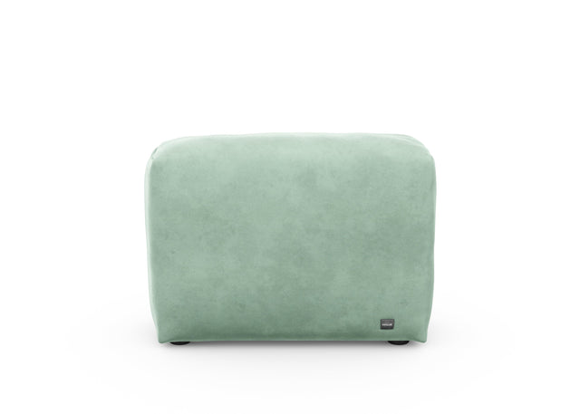 sofa side cover - velvet - mint - 84cm x 31cm