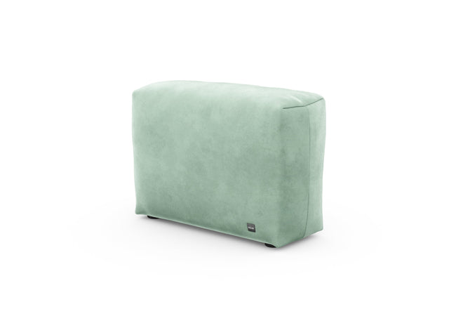 sofa side cover - velvet - mint - 84cm x 31cm