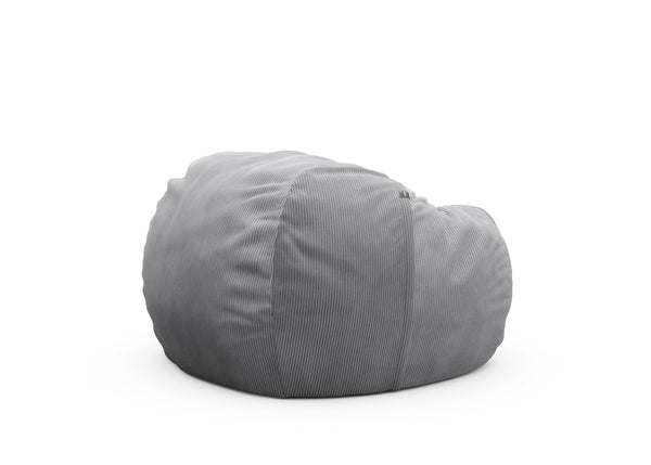the beanbag - cord velours - light grey