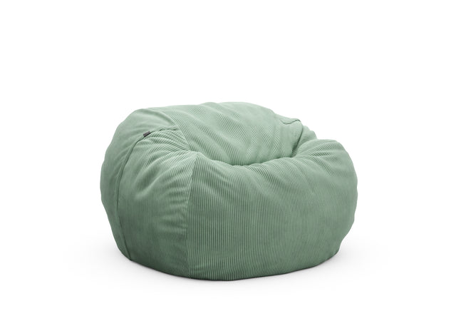 the beanbag cover - cord velour - duck egg - 110cm x 70cm