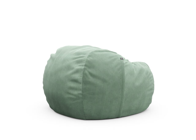 the beanbag cover - cord velour - duck egg - 110cm x 70cm