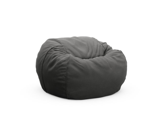 the beanbag cover - linen - anthracite - 110cm x 70cm