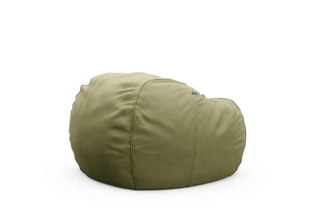 the beanbag cover - linen - olive - 110cm x 70cm