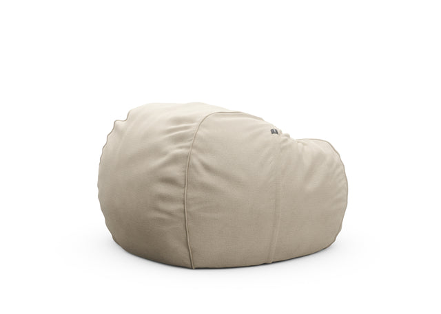 the beanbag cover - linen - platinum - 110cm x 70cm