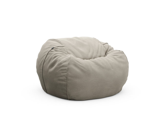 the beanbag cover - linen - stone - 110cm x 70cm