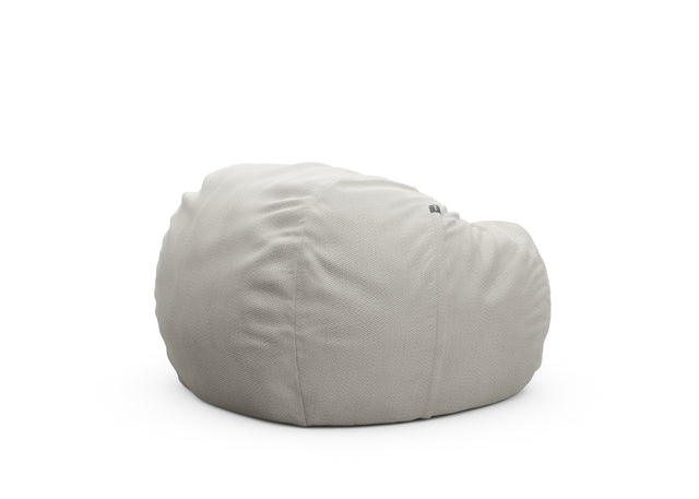 the beanbag cover - pique - light grey - 110cm x 70cm