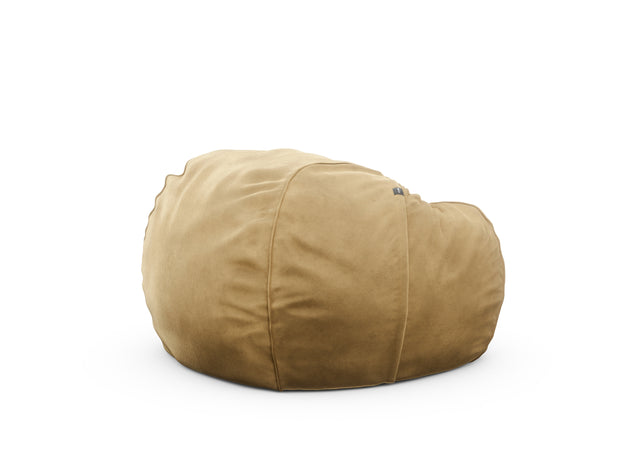 the beanbag cover - velvet - caramel - 110cm x 70cm