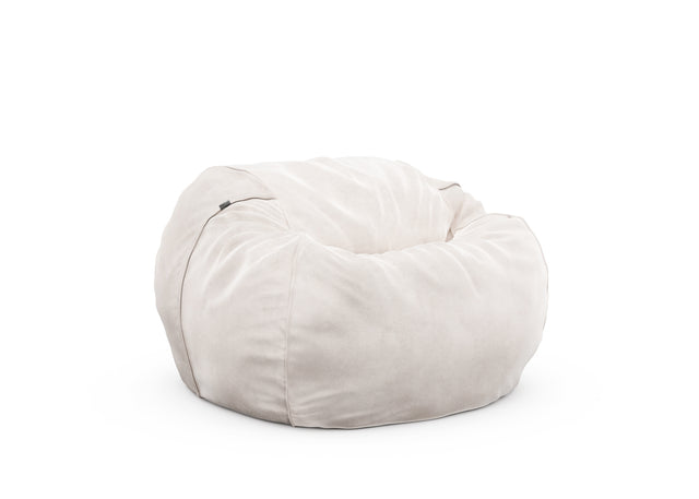 the beanbag cover - velvet - creme - 110cm x 70cm