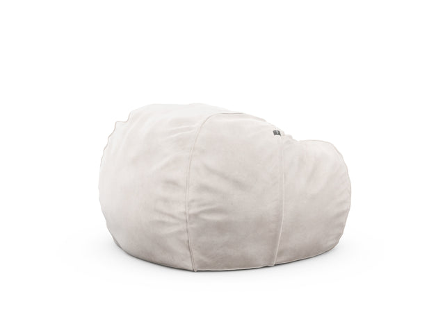 the beanbag cover - velvet - creme - 110cm x 70cm