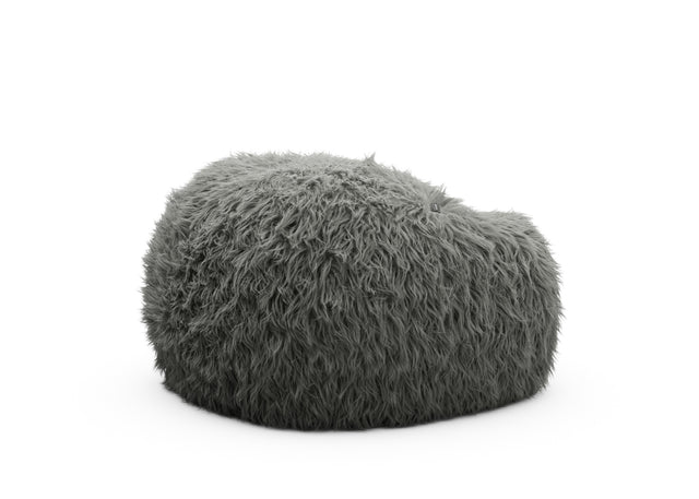 the beanbag - flokati - grey