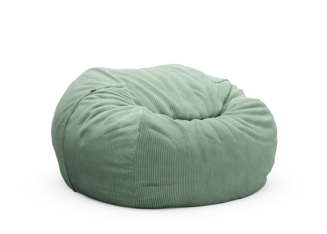 the jumbo beanbag cover - cord velour - duck egg - 140cm x 90cm