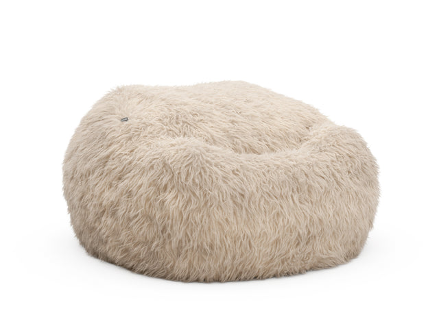 the jumbo beanbag cover - flokati - beige - 140cm x 90cm