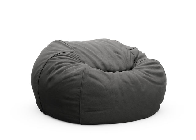 the jumbo beanbag cover - linen - anthracite - 140cm x 90cm