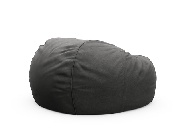 the jumbo beanbag cover - linen - anthracite - 140cm x 90cm