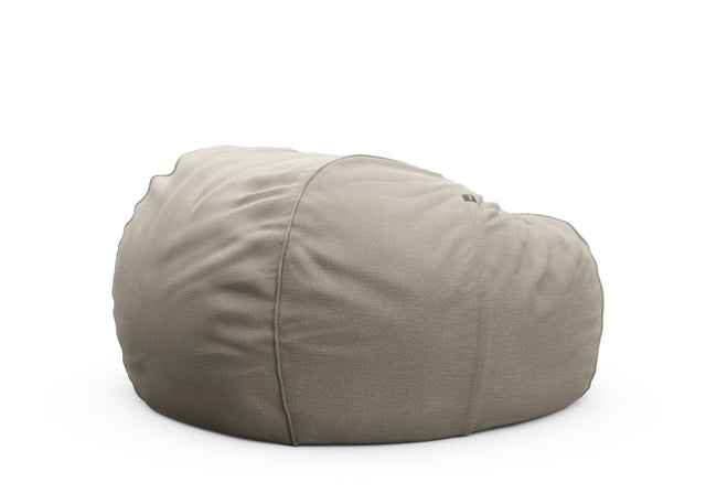 the jumbo beanbag cover - linen - stone - 140cm x 90cm