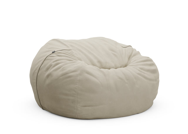 the jumbo beanbag cover - pique - beige - 140cm x 90cm