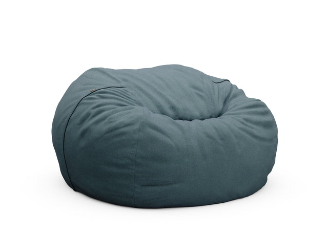 the jumbo beanbag cover - pique - dark blue - 140cm x 90cm